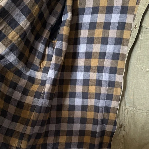 Carhartt Men's Olive Shirt Jacket - Picture 5 of 6